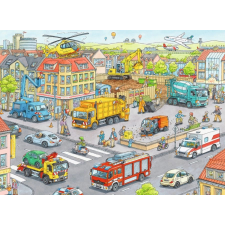 Ravensburger Autók a városban XXL puzzle 100 darabos - RAVENSBURGER puzzle, kirakós