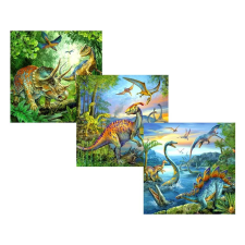  Ravensburger: Dinoszauruszok 3 x 49 darabos puzzle (35488) puzzle, kirakós