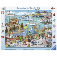 Ravensburger Egy nap a kikötőben 24 darabos puzzle puzzle, kirakós