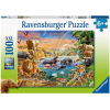 Ravensburger Fürdés a vízben 100 darabos puzzle  Ajánlott 10-99 éves korig lányoknak (41215)