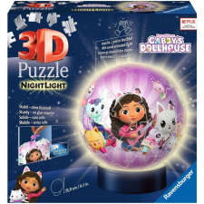 Ravensburger Gabi babaháza - 72 darabos 3D puzzle és éjszakai fény puzzle, kirakós