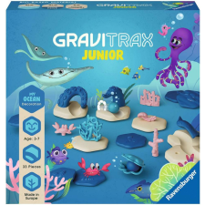 Ravensburger GraviTrax Junior Oceán 33 darabos építő játék készlet (27400) autópálya és játékautó
