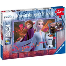  Ravensburger: Jégvarázs 2 Az erdőben 2 x 24 darabos puzzle puzzle, kirakós