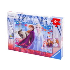 Ravensburger : Jégvarázs 2 Testvérek 2 x 12 darabos puzzle puzzle, kirakós
