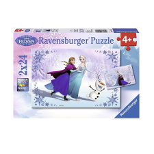 Ravensburger : Jégvarázs 2x24 darabos puzzle puzzle, kirakós