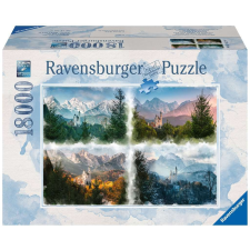 Ravensburger Kastély 4 Évszakban - 18000 Darabos Kirakós puzzle, kirakós