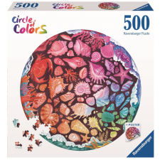 Ravensburger Kerek kirakós Kör színek: Kagylóhéj 500 darab puzzle, kirakós
