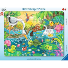 Ravensburger L'été à l'étang Kirakós játék 30 db Rajzfilmek puzzle, kirakós