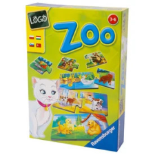 Ravensburger Logo Zoo állatok és kölykeik társasjáték társasjáték