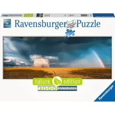 Ravensburger Panoráma puzzle játék 1000 darabos Nature Edition Szivárványos időjárás puzzle, kirakós