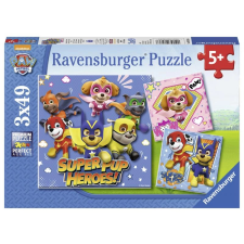 Ravensburger Paw Patrol Ravensburger puzzle 3x49 darabos készlet puzzle, kirakós