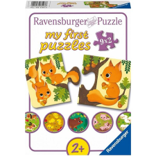 Ravensburger Puzzle 031238 Az első puzzle-m Állatkák és állatkölykök 9x2 db puzzle, kirakós