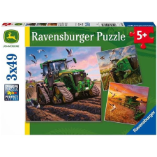 Ravensburger Puzzle 051731 John Deere: Főszezon 3x49 db puzzle, kirakós