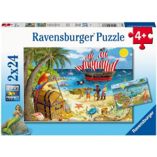Ravensburger Puzzle 056767 Kalózok és sellők 2X24 darab puzzle, kirakós