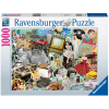 Ravensburger Puzzle 1000 db - Az 50-es évek  Ajánlott 10-99 éves korig unisex (99827)