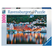  Ravensburger: Puzzle 1000 db - Bergen, Norvégia (62450) puzzle, kirakós
