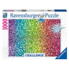 Ravensburger Puzzle 1000 db - Challenge Glitter puzzle, kirakós