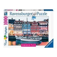 Ravensburger Puzzle 1000 db - Koppenhága, Dánia puzzle, kirakós
