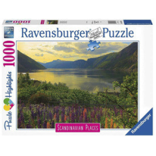 Ravensburger : Puzzle 1000 db - Norvég fjordok puzzle, kirakós