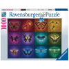Ravensburger Puzzle 1000 db - Szárnyas rovarok  Ajánlott 10-99 éves korig unisex (70544)