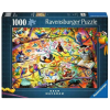 Ravensburger Puzzle 1000 db - Szorgos madárkák  Ajánlott 10-99 éves korig unisex (14661)