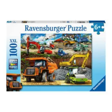 Ravensburger Puzzle 100 db - Járművek az építkezésen puzzle, kirakós