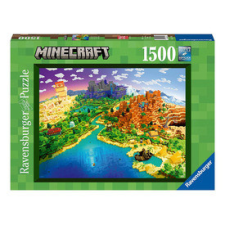 Ravensburger Puzzle 1500 db - A Minecraft világa puzzle, kirakós