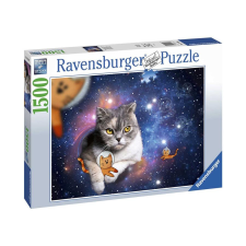  Ravensburger Puzzle 1500 db - Macskák az űrben (99840) puzzle, kirakós