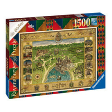 Ravensburger Puzzle 1500 db - Roxfort térképe puzzle, kirakós