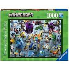 Ravensburger Puzzle 171880 Challenge Puzzle: Minecraft 1000 db puzzle, kirakós
