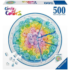 Ravensburger Puzzle 173495 Szivárványos torta 500 darab puzzle, kirakós