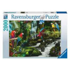 Ravensburger Puzzle 2000 db - Színes papgájok a dzsungelban puzzle, kirakós
