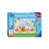 Ravensburger Puzzle 2x12 db - Peppa kalandja