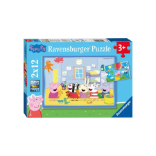 Ravensburger Puzzle 2x12 db - Peppa kalandja puzzle, kirakós