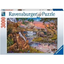 Ravensburger Puzzle 3000 db - Állati Királyság puzzle, kirakós