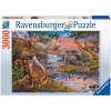  Ravensburger: Puzzle 3 000 db - Állati Királyság (41393)