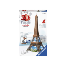 Ravensburger Puzzle 3D 54 db - Mini Eiffel torony puzzle, kirakós