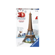  Ravensburger Puzzle 3D 54 db - Mini Eiffel torony (53542) puzzle, kirakós