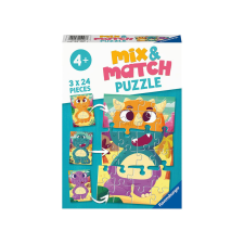 Ravensburger Puzzle 3x24 db - Kedves dínók puzzle, kirakós