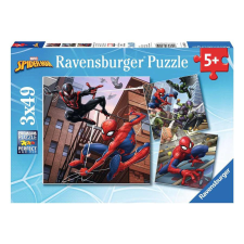  Ravensburger Puzzle 3x49 db - Védelmező Pókember (03828) puzzle, kirakós