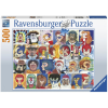 Ravensburger Puzzle 500 db - Arcok  Ajánlott 10-99 éves korig unisex (53874)