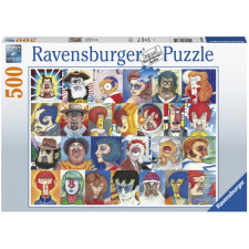 Ravensburger Puzzle 500 db - Arcok  Ajánlott 10-99 éves korig unisex (53874) puzzle, kirakós