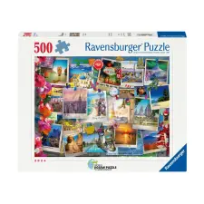 Ravensburger Puzzle 500 db - Képeslapok puzzle, kirakós
