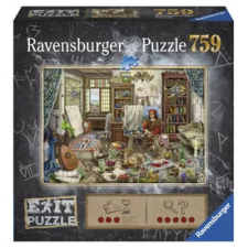  Ravensburger Puzzle Exit 759 db - A művész szobája puzzle, kirakós