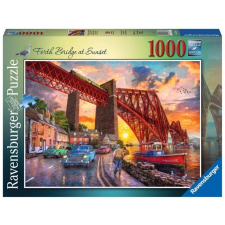 Ravensburger puzzle kelti híd naplementében, Skócia 1000 darabos puzzle, kirakós