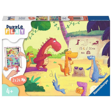 Ravensburger Puzzle & Play Dinoszaurusz, 2× 24 darabos puzzle, kirakós