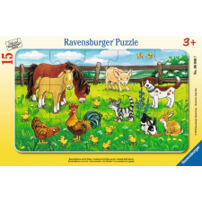 Ravensburger Ravensburger 15 darabos háziállatok puzzle puzzle, kirakós