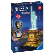 Ravensburger Ravensburger 3D Szabadság-szobor Puzzle - Éjszakai Kiadás, 108 Darab puzzle, kirakós