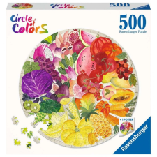 Ravensburger Ravensburger - gyümölcsök és zöldségek színpaletta 2D puzzle, 500 darab puzzle, kirakós