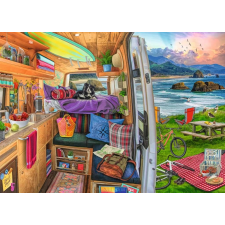 Ravensburger Ravensburger kilátás a lakókocsiból XXL puzzle 500 darabos puzzle, kirakós